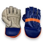 Durable Cricket Wicket Keeping Gloves  for Youth Age 12 To 15yrs  Multicolor  