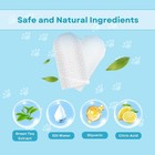 100   200pcs Pet Ear Cleaner Wipes  Finger Wipes For Dogs   Cats Ear Cleaning