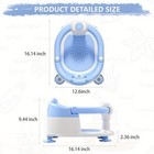 Baby Bath Seat Non Slip Toddler Bath Chair Suction Support Blue