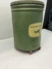 Vintage John Deere Seed Hopper Antique Farm Equipment    unique Logo Upside Down   