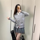Thom Browne Women Covered In Embroidered Dog Cardigans