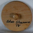 Bb Greenaway Hand Painted Wood Jo Ann Starwick 72 Studio Button Large