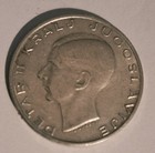 1938 Silver Yugoslavia 20 Dinara