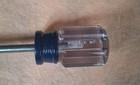 Vintage Craftsman Scratch Awl Blue 41028 Wf  Clear Handle W  Guard Usa