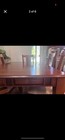 Cherry Wood Stained  7-piece Dining Set Table  Chairs  China Cabinet