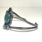 Old Pawn Native American Turquoise Cuff Bracelet 