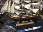 Model Ship Replica Wood 10    Tall And Long  Assembled Sailing Ship Boat Art