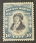 Travelstamps  1935 San Marino Stamps Scott  171 - 10c - Mint Mogh