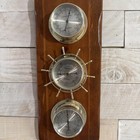 Vintage Springfield Nautical Weather Station Thermometer Barometer Hygrometer
