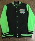 Limited Release Twiztid Demented Duo Tmnt Black green Letterman Jacket Sz Large