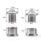 Bicycle Road Bike Crank Nuts Chainwheel Bolts Chainring Screws Bolt 6 5 8 5mm