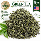 Premium Organic Green Tea 8 Oz Chinese Loose Leaf Tea Natural Us Seller