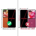 For Motorola Razr 2024 2025 Noble Hybrid Armor Case W belt Clip Holster Cover