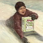 Antique Original Kellogg   s Corn Flakes Advertising Oil Painting Illustration Vtg