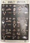 51 Vintage Harley Davidson Pins On Display Card 17 Designs Raintree