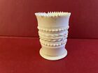 Antique Sewing Needle Holder Vase Ornate Carved Early Shaker