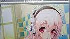  tapestry Wall Scroll  Super Sonico Bath Nitroplus Limited B2 Size Japan