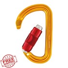 Petzl Sm d Carabiner Lightweight D-shape Locking Climbing