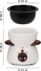 Chocolate Fondue Pot  Mini Electric Chocolate Melting Pot  Chocolate Maker Choco