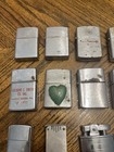 Vintage Lot Of 20 Cigarette Lighters Various Designs And Brands  Ronson Colibri 