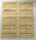 1920s Carlisle Deposit Bank   Trust Co Pa Canceled Checks Lot Of 17