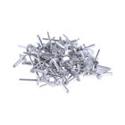100pcs Pop Rivets Large Flange 3 16  X 1  Aluminum Head Steel Mandrel Rivet Us