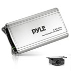 Pyle Plmrc300x2 600w 2ch Class D Marine Amp Bundle W  Wireless Receiver Remote