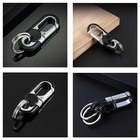 Men s Car Key Chain 2pcs  Personalized Creative Stainless Steel Car Keychain Fo