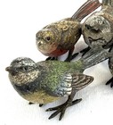 Antique Vienna Austrian Cold Painted Bronze 4 Birds Cluster Franz Bergmann