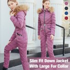 Winter Women Warm Outdoor Ski Snowboard Sport Wear Suit Hooded Jumpsuit R S-2xl