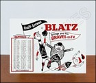 1963 Milwaukee Braves Schedule Store Counter Advertising Standup Sign Blatz Beer