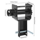 8pcs Heavy Duty Trailer Stake Pocket Winch 5400 Lbs Trailer Stake Pocket Winch