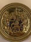 Vintage Made In England Stamped 8    Antique Plated Wall Decor Vtg Collectible