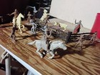 1958 Marx Cowboy Lot 54mm Roy Rogers Western Ranch Playset