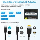 Lot Usb C type C 45w 65w 90w Adapter Charger For Laptop Dell Acer Hp Asus Lenovo