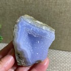 136g Blue Lace Agate Crystal Raw Specimen Geode