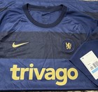 Nike Dq0547-422 Chelsea Fc Nike Pre Match Soccer Jersey Trivago Medium Nwt    