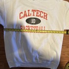 Caltech Basketball Sweatshirt Men   s Xl Ncaa White