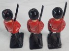Britains Lead Toy Soldiers Scots Guards Standing Vintage 1950s Set Of 3