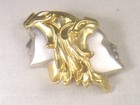 Designer Signed Vintage Zodiac  Brooch Gemini  Horoscope Astrological 1438-21