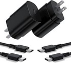 2pack 25w Usb C Super Fast Charger  6ft Cable For Samsung Galaxy S23 s22 s21 s20
