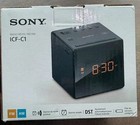 Sony Icf-c1 Desktop Alarm Clock Am Fm Radio Black Sony Icfc1 - Open Box