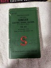 1952 Singer Electric Sewing Machine Co  15-91 Instruction Manual And Pamphlet