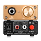 Compact Class A Headphone Amplifier Hifi Desktop  Stereo Audio Amp For Headsets