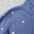 Polo Ralph Lauren Pullover Girls Large 1 4 Zip Nautical Preppy Sailboat Fleece