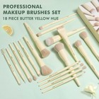 18   piece Buttery Blends Brush Set     Face   Eye Makeup Brushes