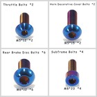 Tarazon Titanium Complete Screws Bolts Kit For Talaria Sting Electric Bike Bolts