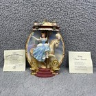 Bradford Exchange Vtg Disney Princess Cinderella Carousel 3d Plate Certificate