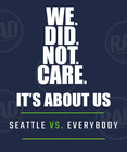 Seahawks Shirt We Did Not Care Seattle Football Tee Playoffs Coach Macdonald