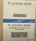 Johnson Controls T-2100-204 Thermometer Flush Mount -40 To 160  f 15ft Capillary